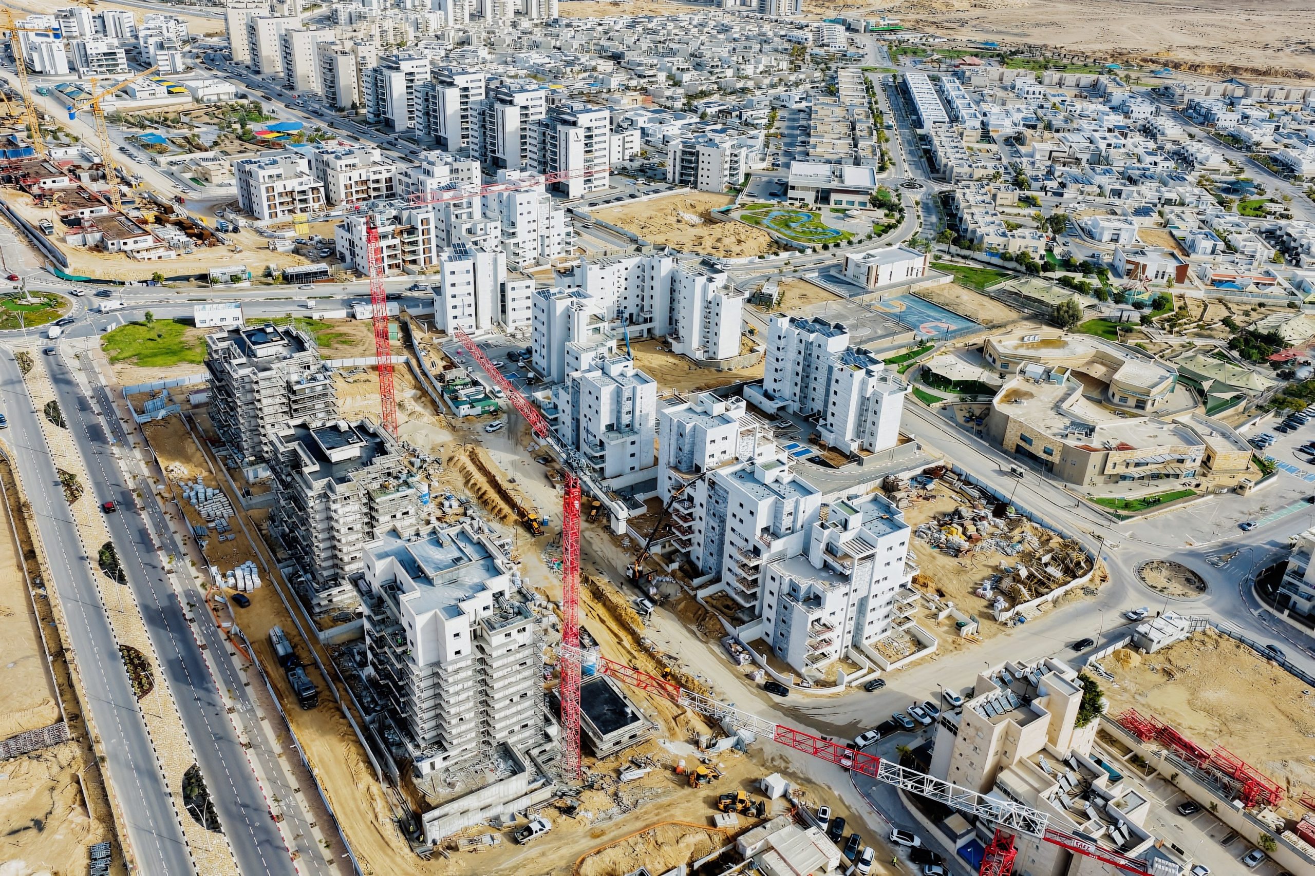 סקירת אתר באמצעות רחפן